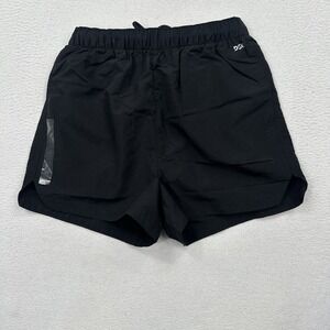 DSG Women's Notched Woven Shorts, Size Small, Black High Rise 3" Inseam 18563